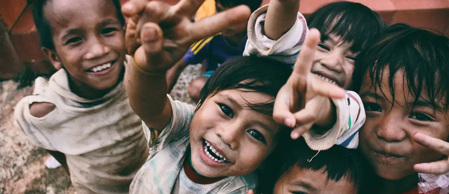 Children from communities ABM works with